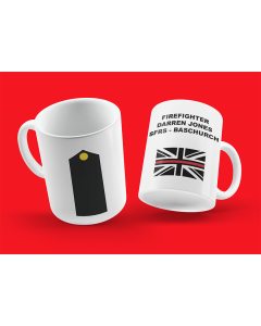 Fireman | Fire Service Cup | Firefighter Mug | Watch Manager | Station Manager | Customised Fire Brigade