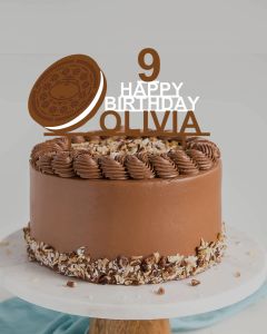 OREO Customisable Plastic Cake Topper for Biscuit and Cookie Enthusiasts