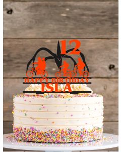 Inspired by Stranger Things Personalised Custom Plastic Cake Topper in Any Colour