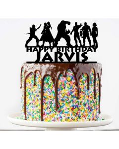 Avengers Marvel ANY COLOUR Personalised Custom PLASTIC Cake Topper Unofficial